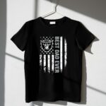 American Flag Best Dad Ever the Las Vegas Football Father 1 T Shirt.jpg