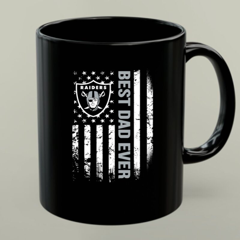 American Flag Best Dad Ever the Las Vegas Football Father 1 mug.jpg