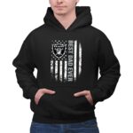 American Flag Best Dad Ever the Las Vegas Football Father 2 Hoodie.jpg