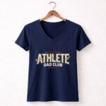 Athlete Dad Club 5 Womens V Neck.jpg
