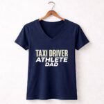 Athlete Taxi Driver Dad 5 Womens V Neck.jpg