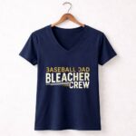 Baseball Dad Bleacher Crew 5 Womens V Neck.jpg