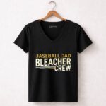 Baseball Dad Bleacher Crew 7 Womens V Neck.jpg