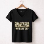 Baseball Dad Chauffeur 7 Womens V Neck.jpg