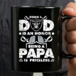 Being a Raiders Dad is an Honor Being a Papa is Priceless 3 mug.jpg