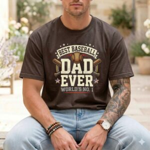 Best Baseball Dad Ever Comfort Colors T Shirt 1.jpg