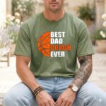 Best Basketball Dad Coach Ever Fathers Day Retro Comfort Colors T Shirt 3.jpg