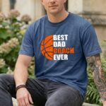 Best Basketball Dad Coach Ever Fathers Day Retro Comfort Colors T Shirt 8.jpg