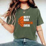 Best Basketball Dad Coach Ever Fathers Day Retro Comfort Colors T Shirt 9.jpg