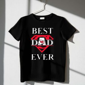 Best Dad Ever Chiefs Logo Red Superman Shield 1 T Shirt.jpg
