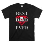 Best Dad Ever Chiefs Logo Red Superman Shield T Shirt 6.jpg