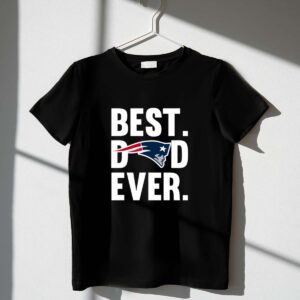 Best Dad Ever New England Patriots logo Father Day 1 T Shirt.jpg