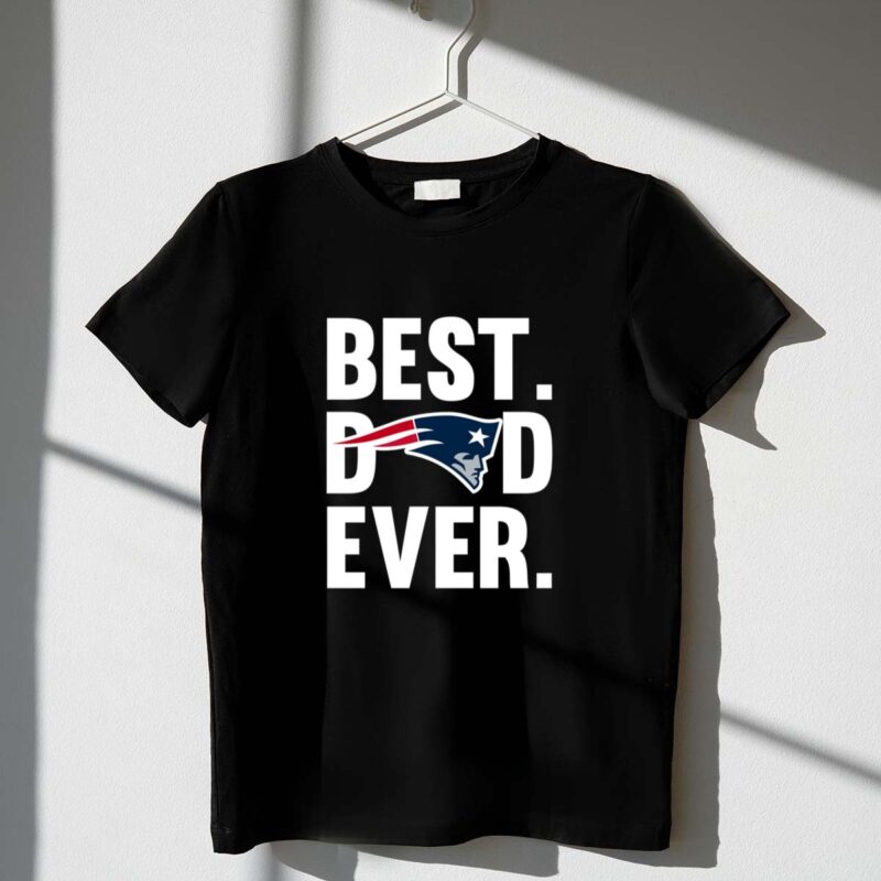 Best Dad Ever New England Patriots logo Father Day 1 T Shirt.jpg