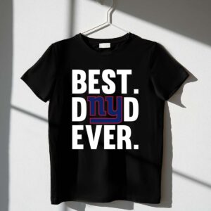 Best Dad Ever New York Giants logo Father Day 1 T Shirt.jpg