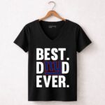 Best Dad Ever New York Giants logo Father Day 7 Womens V Neck.jpg