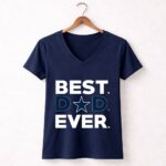 Best Dallas Cowboys dad ever 5 Womens V Neck 1.jpg