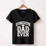 Best Football Dad Ever 7 Womens V Neck.jpg