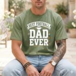 Best Football Dad Ever Comfort Colors T Shirt 3.jpg