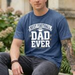 Best Football Dad Ever Comfort Colors T Shirt 8.jpg
