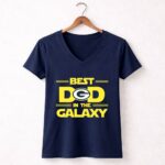 Best Green Bay Packers Dad in the Galaxy Fan 5 Womens V Neck.jpg