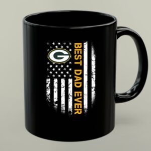 Best Green Bay Packers dad ever american flag 1 mug.jpg