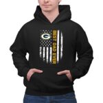 Best Green Bay Packers dad ever american flag 2 Hoodie.jpg
