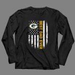 Best Green Bay Packers dad ever american flag 4 Long Sleeves.jpg