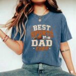 Best Sports Dad Ever Comfort Colors T Shirt 2.jpg