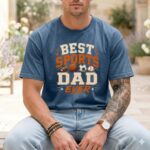Best Sports Dad Ever Comfort Colors T Shirt 6.jpg