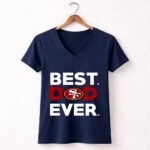 Best20San20Francisco2049ers20dad20ever 5 Womens V Neck.jpg