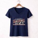 Bleacher Baseball Dad 5 Womens V Neck.jpg