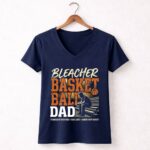 Bleacher Basketball Dad 5 Womens V Neck.jpg
