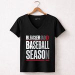 Bleacher Dad Baseball Season 7 Womens V Neck.jpg