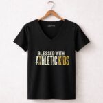 Blessed With Athletic Kids 7 Womens V Neck.jpg
