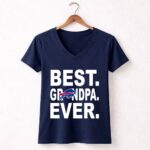 Buffalo Bills Best Grandpa Ever 5 Womens V Neck.jpg