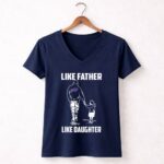 Buffalo Bills Like Father Like Daughter 5 Womens V Neck.jpg
