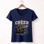 Cheer Dad Life 5 Womens V Neck.jpg