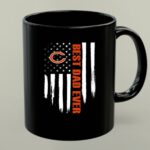 Chicago Bears Best Dad Ever American Flag Mug 1.jpg