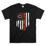 Chicago Bears Best Dad Ever American Flag T Shirt 6.jpg