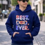 Chicago Bears Best Dad Ever Player Team 8 Hoodie.jpg
