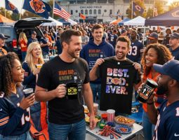 Chicago Bears Dad Merchandise Banner