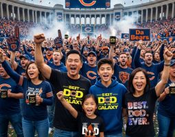 Chicago Bears Dad Shirt Banner