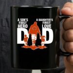 Chicago Bears Dad sons first hero daughters first love Mug 3.jpg