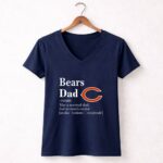 Chicago Bears Like A Normal Dad But So Much Cooler 5 Womens V Neck.jpg