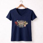 Custom Bleacher Dad 5 Womens V Neck.jpg