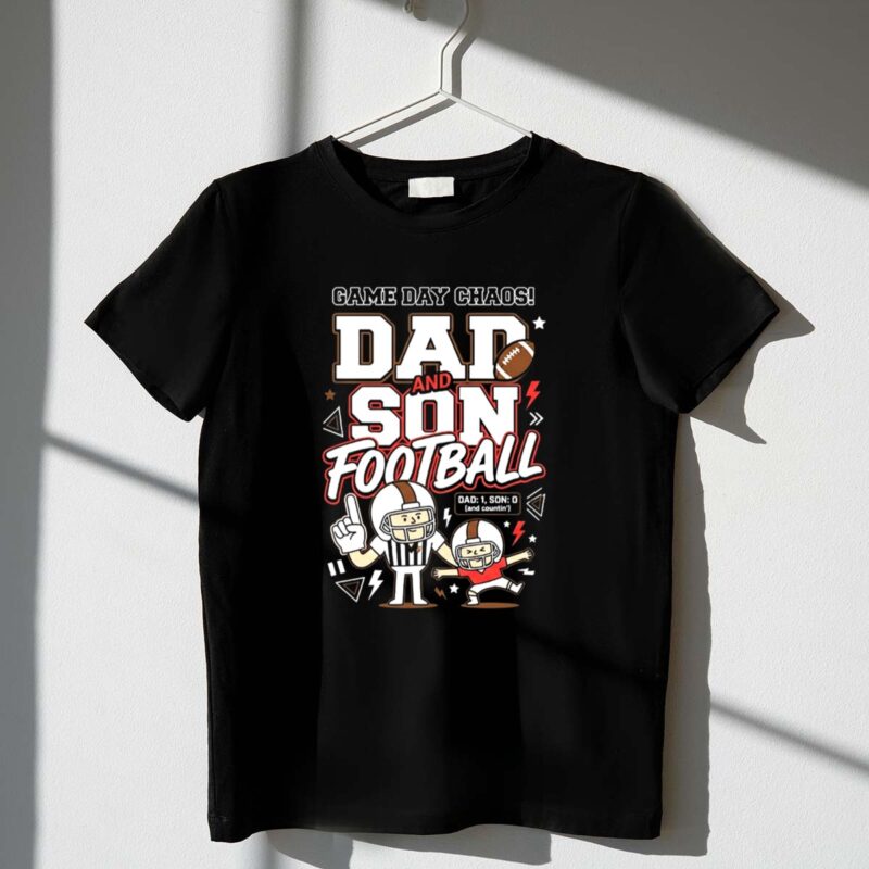 Dad And Son Football 1 T Shirt.jpg