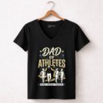 Dad Of Athletes 7 Womens V Neck.jpg