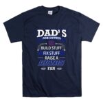 Dads Job Duties Build Fix Raise a New York Giants Fan T Shirt 7.jpg