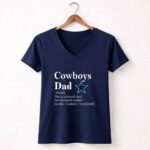 Dallas Cowboys Like A Normal Dad But So Much Cooler 5 Womens V Neck.jpg