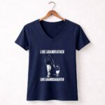 Dallas Cowboys Like GrandFather Like GrandDaughter 5 Womens V Neck 1.jpg